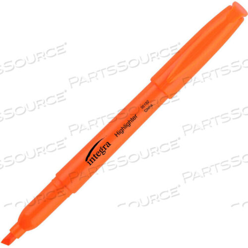 OEM#: 36182PEN STYLE HIGHLIGHTER, CHISEL TIP, FLUORESCENT ORANGE INK, DOZEN by Integra