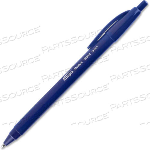 OEM#: 38090BALLPOINT RETRACTABLE PEN, MEDIUM, BLUE BARREL/INK, DOZEN by Integra