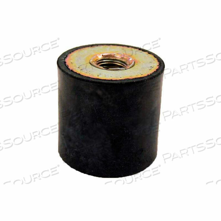 OEM#: 351.3-25-25-5/16-55VIBRATION MOUNT, 2 TAPPED HOLES, 1.00 DIA, 1.00H, 5/16-118 THREAD by J.W. Winco
