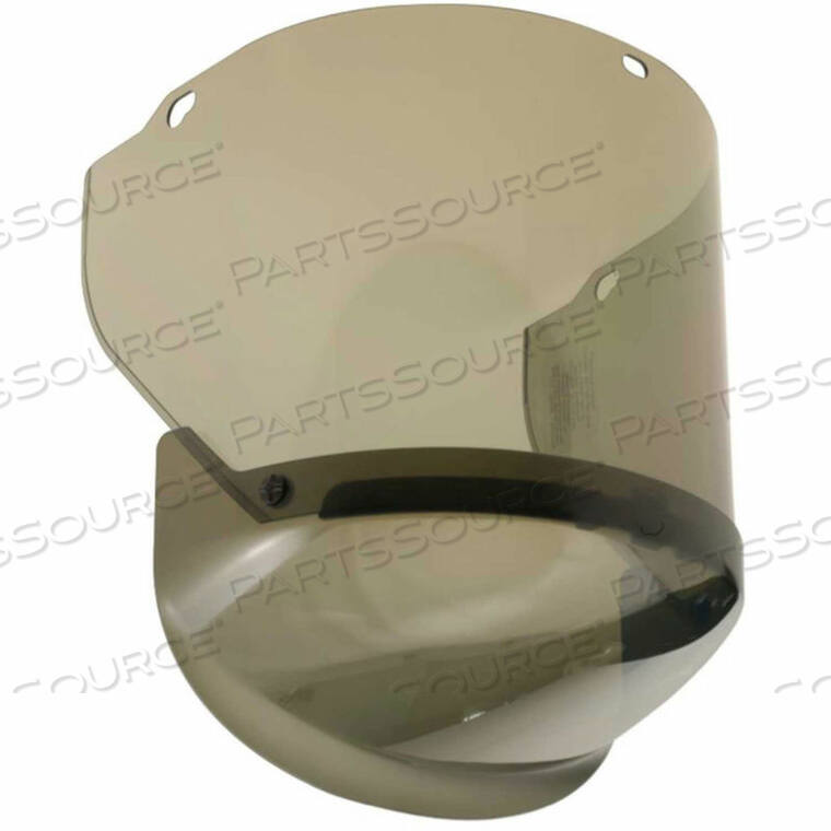 OEM#: AMP-12-RW-HTAMPSHIELD GREY REPLACEMENT WINDOW, ATPV 12 CAL, ANTI-FOG by Paulson Manufacturing Corp