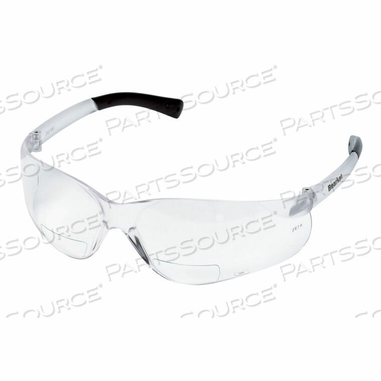 OEM#: BKH10BEARKAT SAFETY GLASSES BK1 MAGNIFIER, 1.0 STRENGTH, CLEAR LENS by MCR Safety