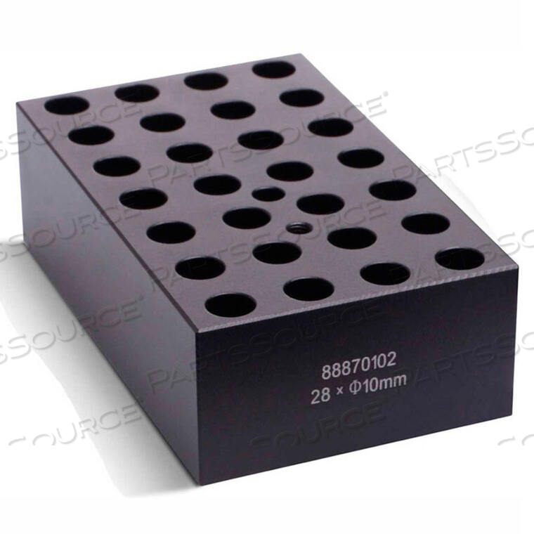 OEM#: 88870102BLOCK HEATER, 28 X 10 MM DIA. TUBES by Thermo Fisher Scientific (Asheville)