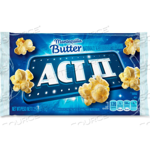 OEM#: CNG23223ACT II MICROWAVE POPCORN, BUTTER, 2.75 OZ, 36/CARTON by Marjack