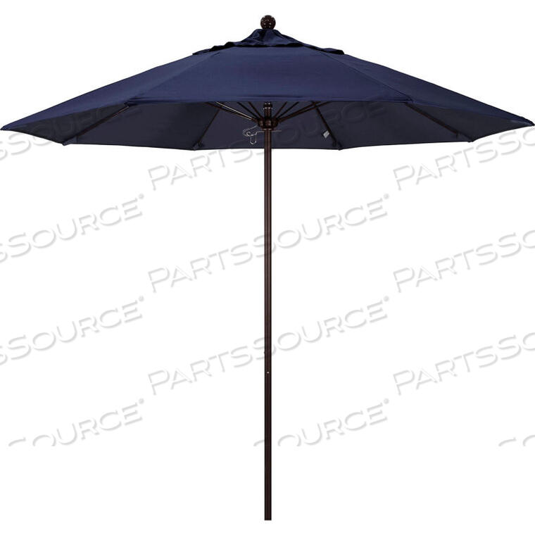 OEM#: ALTO908117-F09CALIFORNIA UMBRELLA 9 PATIO UMBRELLA - OLEFIN NAVY - BRONZE POLE - VENTURE SERIES by March Products Inc