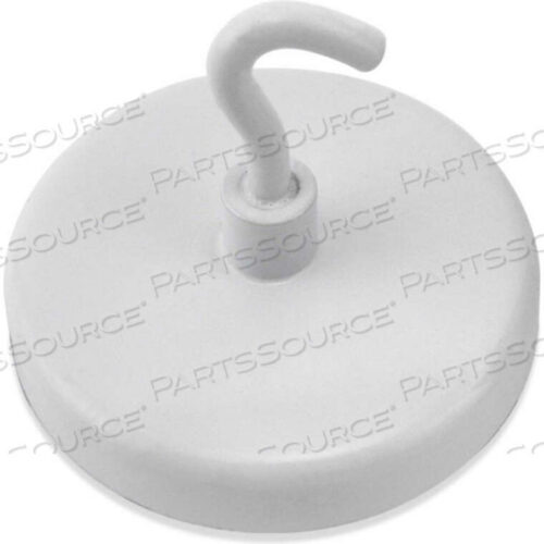 OEM#: MHHH26CERAMIC MAGNETIC HOOK - 26 LBS. PULL WHITE ENAMEL PAINT by Master Magnetics, Inc. (The Magnet Source)