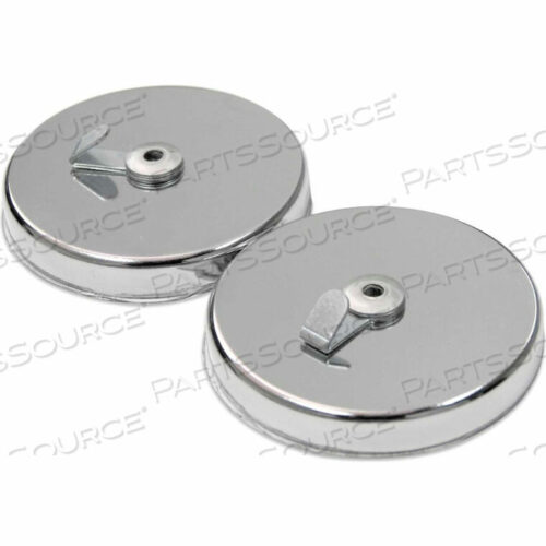 OEM#: MHHH65CERAMIC MAGNETIC HOOK - 65 LBS. PULL NICKEL - CHROME PLATING by Master Magnetics, Inc. (The Magnet Source)