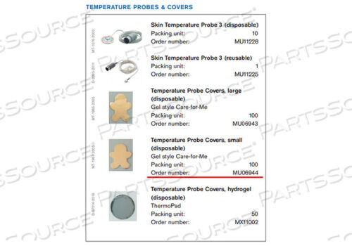 OEM#: MU06944COVER, HYDROGEL, SMALL, 100 PIECES by Draeger Inc.