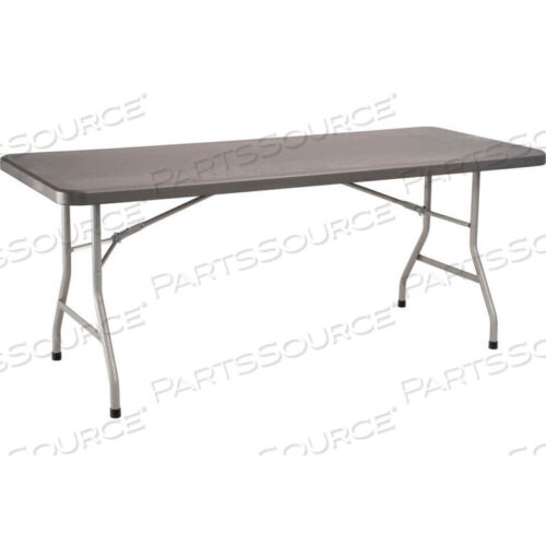 OEM#: BT3072-20HEAVY DUTY FOLDING PLASTIC TABLE, 30 X 72, CHARCOAL by National Public Seating