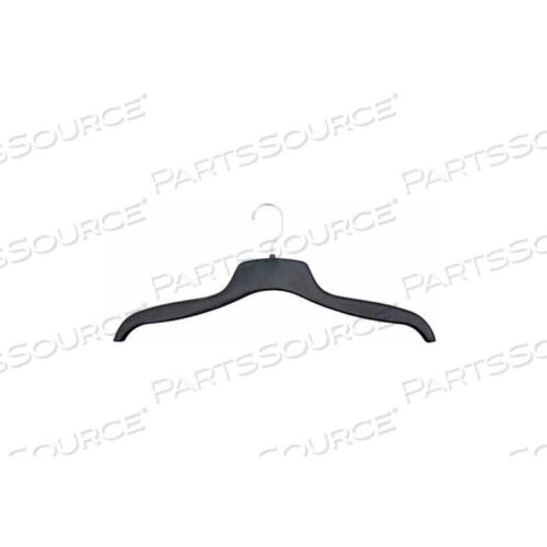 OEM#: BH229NAHANCO TOP/SWEATER HANGER, 18-1/2L, PLASTIC-BK, PKG QTY 100 by National Hanger Company Inc.