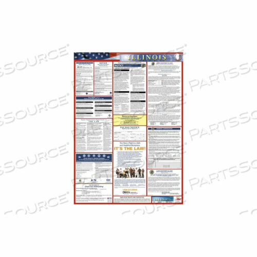 OEM#: LLP-ILLABOR LAW POSTER - ILLINOIS by National Marker Company