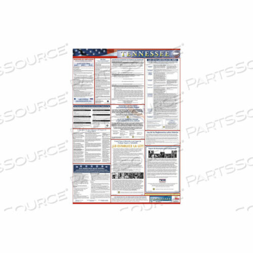 OEM#: LLPS-TNLABOR LAW POSTER - TENNESSEE - SPANISH by National Marker Company