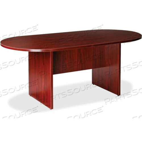 OEM#: 8727236 OVAL CONFERENCE TABLE - MAHOGANY - ESSENTIALS SERIES by Lorell
