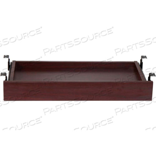 OEM#: 87524MAHOGANY LAMINATE UNIVERSAL CENTER DRAWER, 25.6W X 15.1D X 3.6H by Lorell