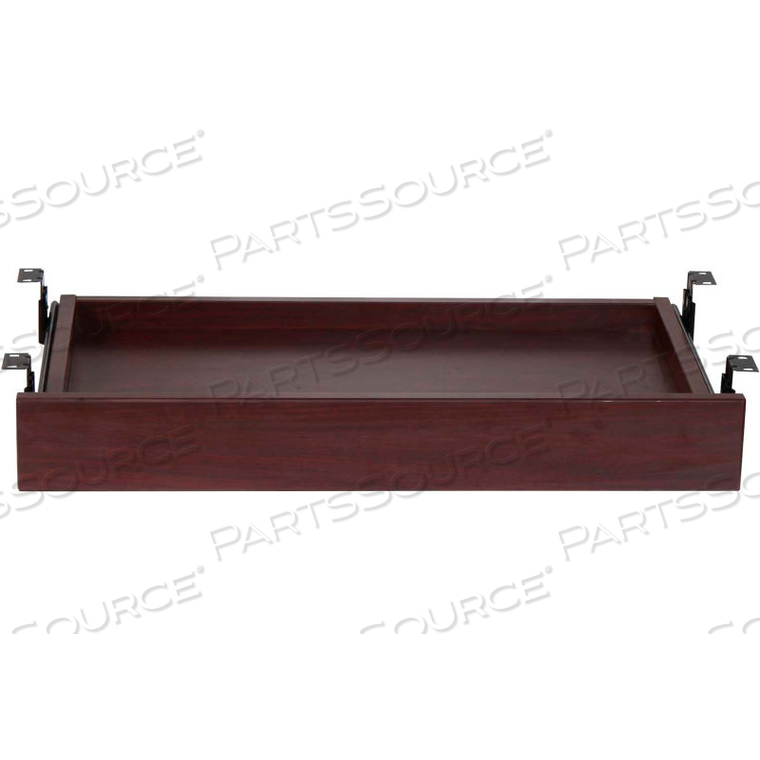 OEM#: 87524MAHOGANY LAMINATE UNIVERSAL CENTER DRAWER, 25.6W X 15.1D X 3.6H by Lorell