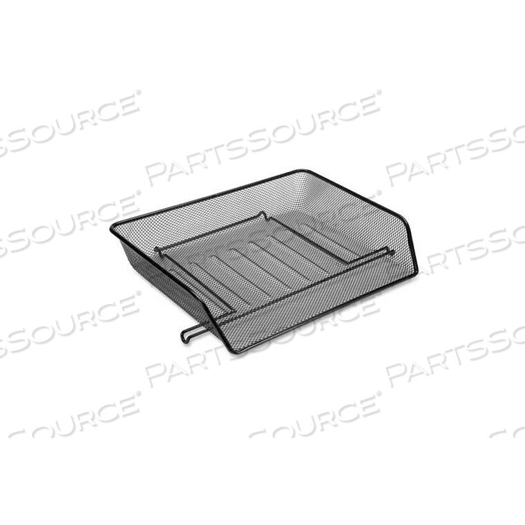 OEM#: 84154SIDE-LOADING MESH LETTER TRAYS, BLACK, 2/PACK by Lorell