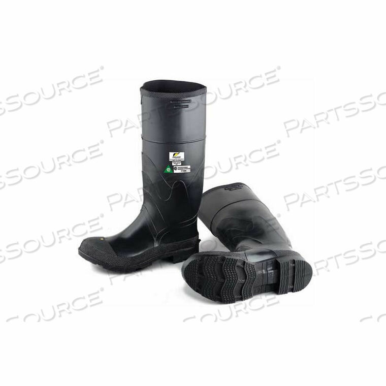 OEM#: 868020700MENS BOOT, 16 BLACK STEEL TOE/STEEL MID-SOLE, PVC, SIZE 7 by Dunlop