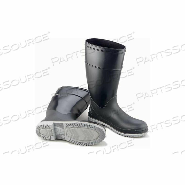 OEM#: 896821000MENS BOOT, 16 GOLIATH BLACK STEEL TOE W/POWER LUG OUTSOLE, PVC, SIZE 10 by Dunlop