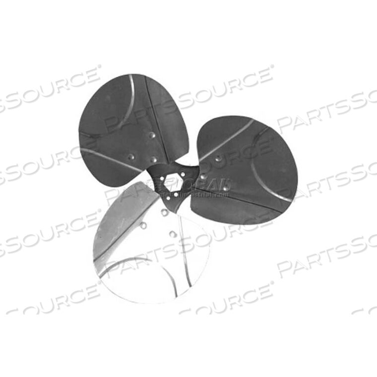 OEM#: 3F2023CCWTHREE WING FREE AIR FAN BLADE, ALUM. BLADE, CCW, 20 DIA., 20 PITCH by Lau