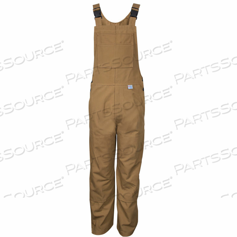 OEM#: BIB6DCM38X30FLAME RESISTANT UNLINED BIB OVERALL, 38 X 30, BROWN by National Safety Apparel