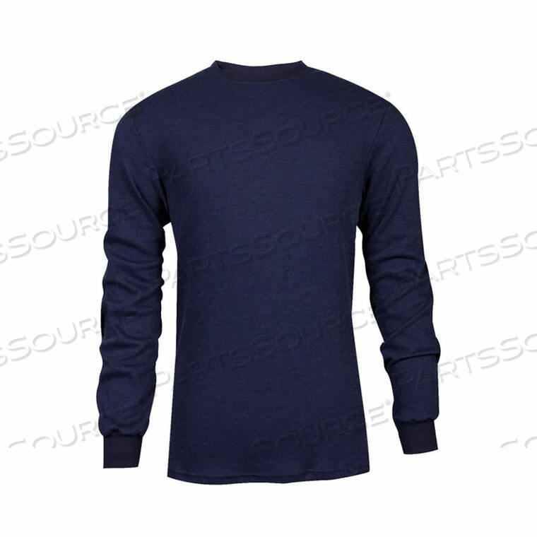OEM#: C541NNBLSXLTECGEN CC FLAME RESISTANT LONG SLEEVE T-SHIRT, XL, NAVY by National Safety Apparel