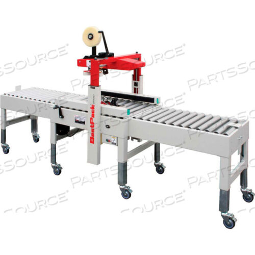 OEM#: MSD22-3SYSTEMBESTPACK MSD22 COMPLETE SYSTEM W/ 3 HEAD, CONVEYORS, LEGS, BOX STABILIZER, STOPPER & CASTERS by Preferred Plastics & Packaging Co., Inc.