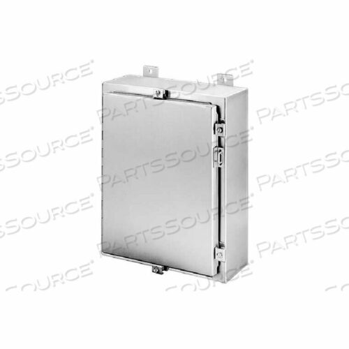OEM#: A16H1206SS6LPCONTINUOUS HINGE W/CLAMPS, TYPE 4X, 16.00X12.00X6.00IN, SS TYPE 316L by Hoffman