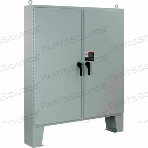OEM#: A74H6018LP3PT2 DOOR W/3PT. LATCHES & FLOOR STANDS, TYPE 4, 74.06X60.06X18.06 by Hoffman