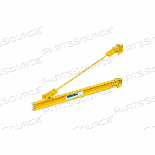 OEM#: 301-100-201 TON, 20 SPAN, 301 SERIES, STEEL, WALL MOUNTED, WALL BRACKET, JIB CRANE, TIE ROD DESIGN by Spanco