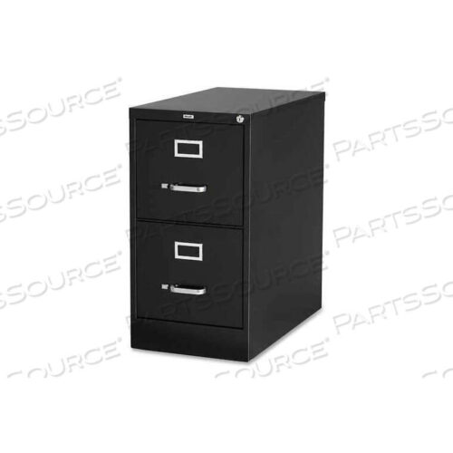 OEM#: LLR42291LORELL 2-DRAWER COMMERCIAL-GRADE VERTICAL FILE CABINET, 15W X 22D X 28H, BLACK by S.P. Richards Company