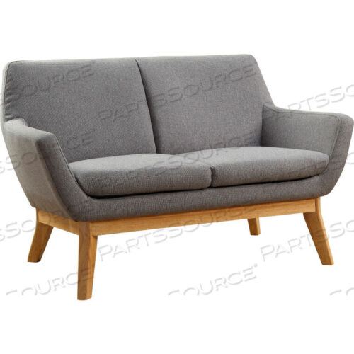 OEM#: LLR68962QUINTESSENCE COLLECTION UPHOLSTERED LOVESEAT - GRAY by Lorell