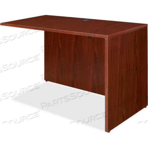 OEM#: LLR69387LORELL RETURN SHELL - 48W X 24D X 29-1/2H, MAHOGANY - ESSENTIALS SERIES by S.P. Richards Company