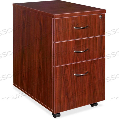 OEM#: LLR69395LORELL MOBILE PEDESTAL - 16W X 22D X 28-1/4H - MAHOGANY - ESSENTIALS SERIES by S.P. Richards Company