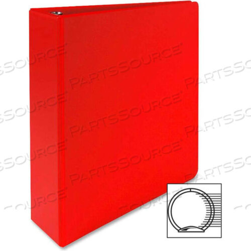 OEM#: BSN286603-RING BINDER, 2 CAPACITY, 11X8-1/2, RED by Sparco Products