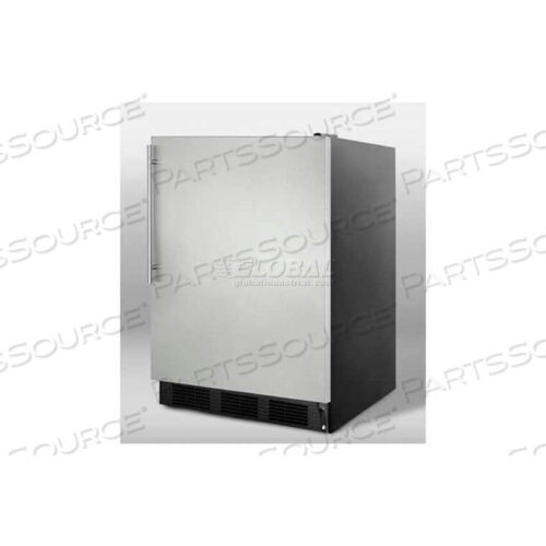 OEM#: FF7BKSSHVFREESTANDING ALL REFRIGERATOR 5.5 CU. FT. BLACK/STAINLESS STEEL by Summit Appliance (Div. of Felix Storch, Inc.)