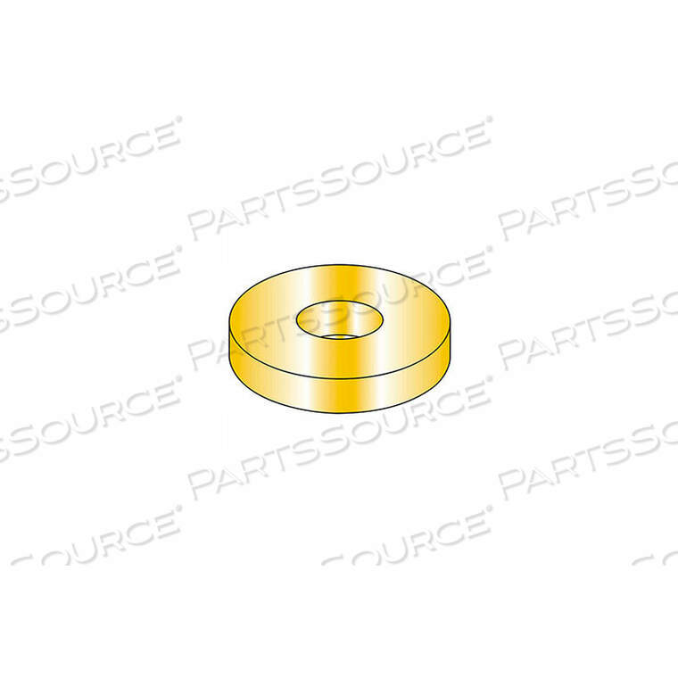 OEM#: BBA077/16 FLAT WASHER - USS - 1/2 I.D. - .064/.08 THICK - STEEL - YELLOW ZINC - GRADE 8 - PKG OF 100 by Titan Fasteners