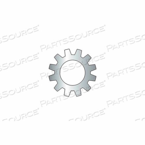 OEM#: BGA55#5 EXTERNAL TOOTH LOCK WASHER - .136/.129 I.D. - .02/.014 THICK - STEEL - ZINC - GRADE 2 - 100 PK by Titan Fasteners