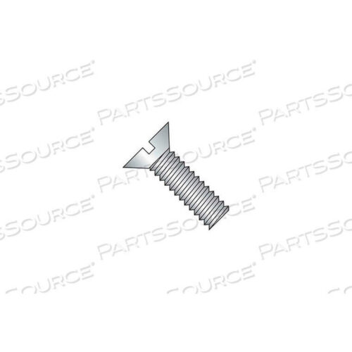 OEM#: CHC03008M3 X 0.5 X 8MM MACHINE SCREW - SLOTTED FLAT HEAD - STEEL - ZINC - DIN 125B - PKG OF 100 by Titan Fasteners