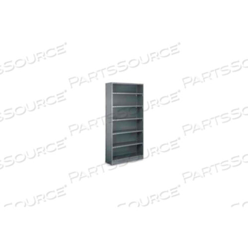 OEM#: CSB85-1836-5-DARK GRAYBOXER CLOSED STARTER, CSB85-1836-5, 36W X 18D X 85H, 5 SHELVES, 20 GA, DARK GRAY by Tri-Boro Shelving
