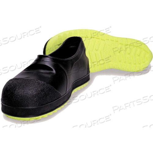 OEM#: 35211.MD35211 STEEL TOE PVC OVERSHOES, BLACK/YELLOW, MEDIUM by Tingley Rubber