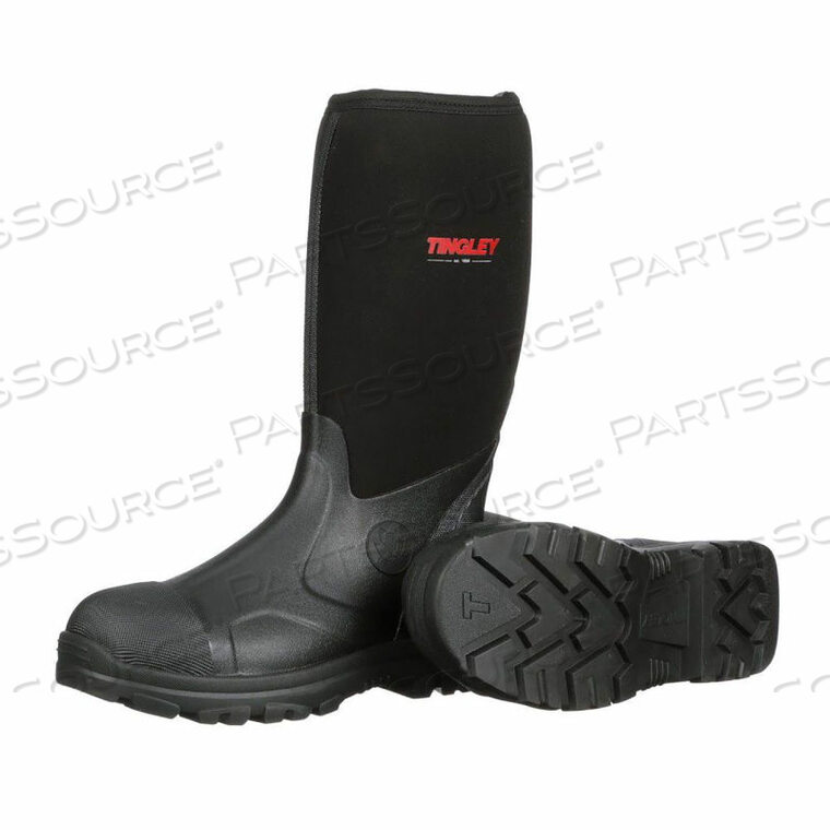OEM#: 87151.07BADGER NEOPRENE BOOTS, PLAIN TOE, UPPER RUBBER SOLE, STEEL SHANK, 15H, BLK, SIZE 7 by Tingley Rubber