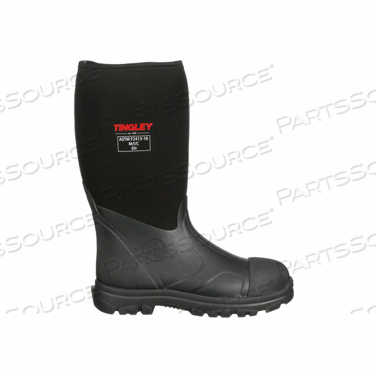 OEM#: 87251.12BADGER NEOPRENE BOOTS, STEEL TOE, UPPER RUBBER SOLE, STEEL SHANK, 15H, BLK, SIZE 12 by Tingley Rubber