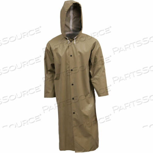 OEM#: C12148.4XC12148 MAGNAPRENE STORM FLY FRONT HOODED COAT, GREEN, 48, 4XL by Tingley Rubber