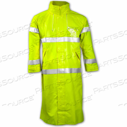 C53122 COMFORT-BRITE COAT, FLUORESCENT LIME, 3XL