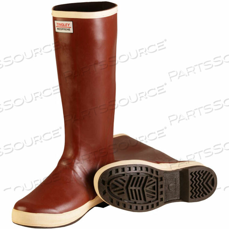 OEM#: MB926B.12MB926B DIPPED NEOPRENE SNUGLEG BOOTS, BRICK RED/BROWN, SIZE 12 by Tingley Rubber