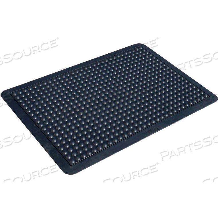 OEM#: FM53X4COMFORTDOME ESD ANTI FATIGUE MAT 1 THICK 3 X 4 BLACK by Transforming Technologies LLC