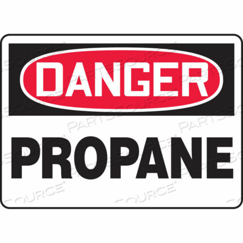 OEM#: MCHL206VSDANGER SIGN, PROPANE, 14W X 10H, ADHESIVE VINYL by Accuform Manufacturing, Inc.