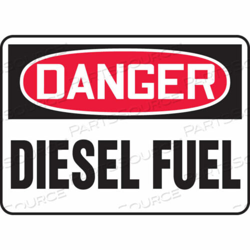 OEM#: MCHL224VADANGER SIGN, DIESEL FUEL, 10W X 7H, ALUMINUM by Accuform Manufacturing, Inc.