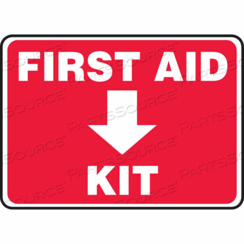 OEM#: MFSD506VAFIRST AID KIT SIGN, 10W X 7H, ALUMINUM by Accuform Manufacturing, Inc.