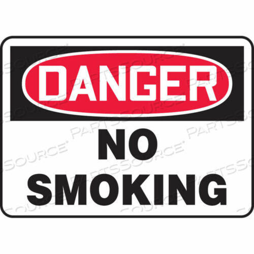 OEM#: MSMK132VPDANGER SIGN, NO SMOKING, 10W X 7H, PLASTIC by Accuform Manufacturing, Inc.