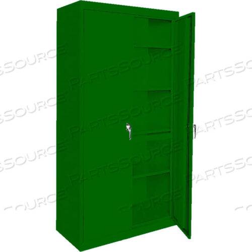 OEM#: AAH-36RB-L-GRNMAGNUM SERIES ALL-WELDED STORAGE CABINET, 36WX18DX72H, LEAF GREEN by Steel Cabinets USA, Inc